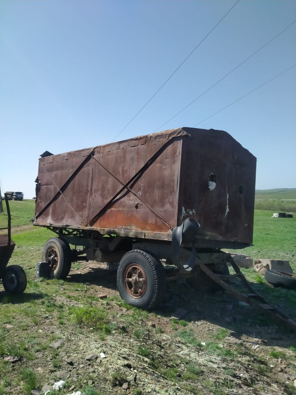 Дом на калёсах, вагончик