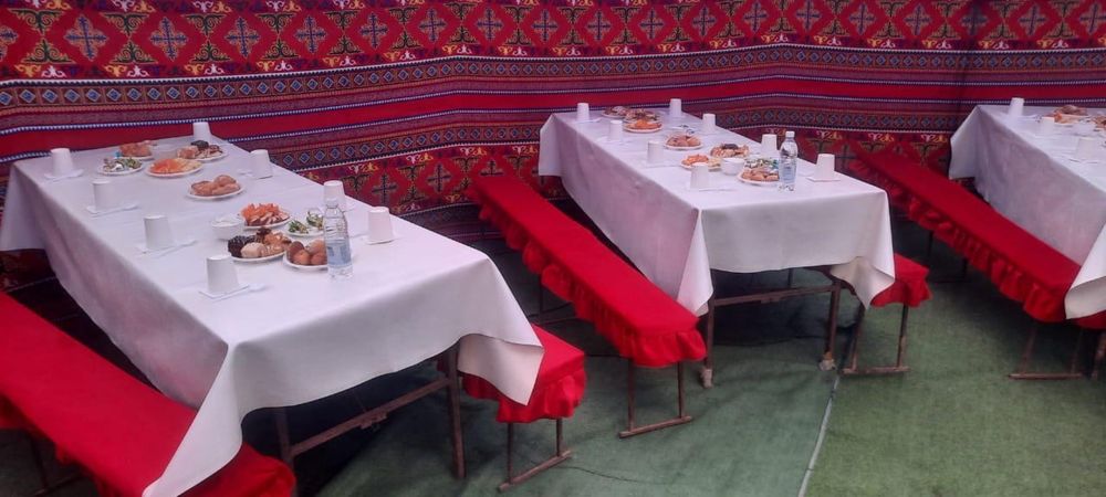 Палатка арендаға барлық құралдарымен беріледі