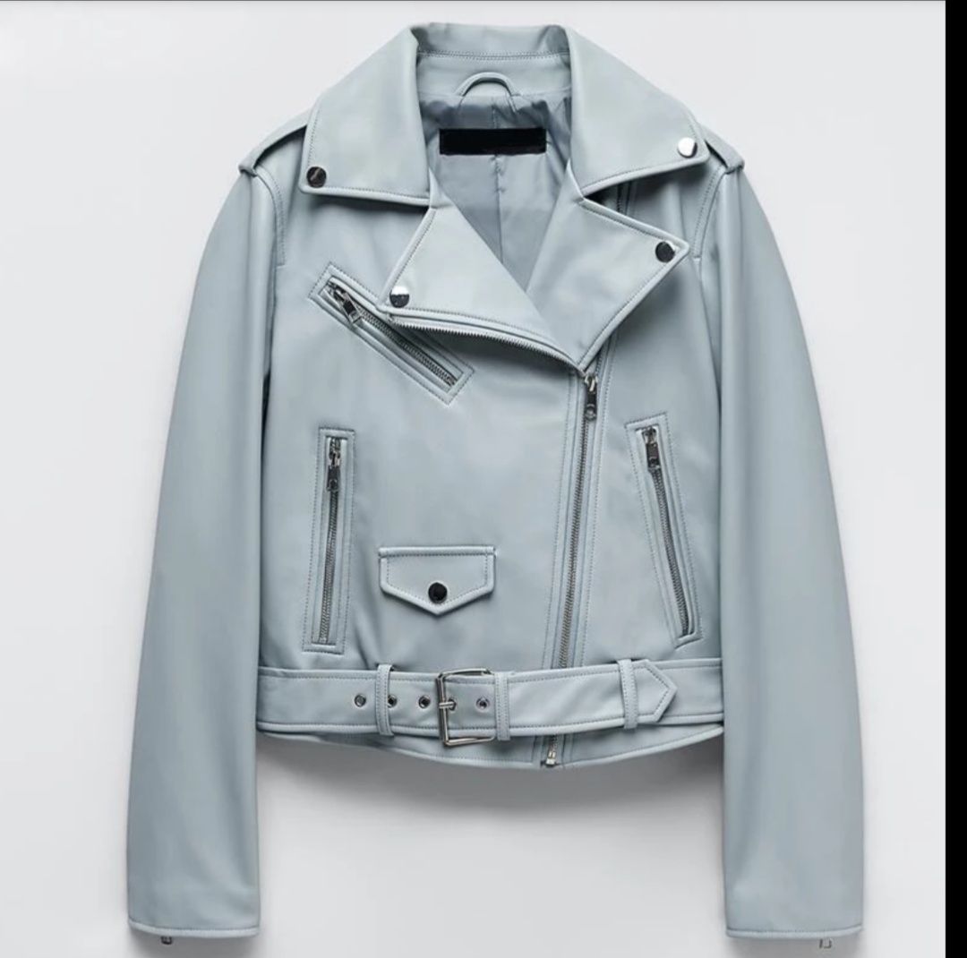Кожаная куртка Zara