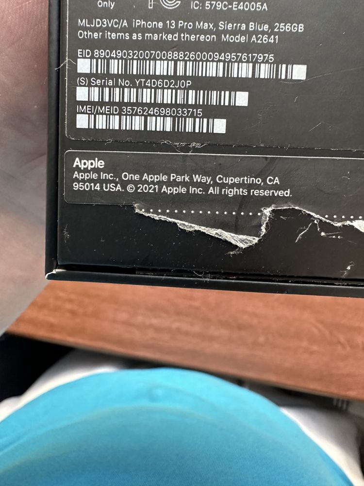 IPhone 13 Pro Max 256Gb Blue