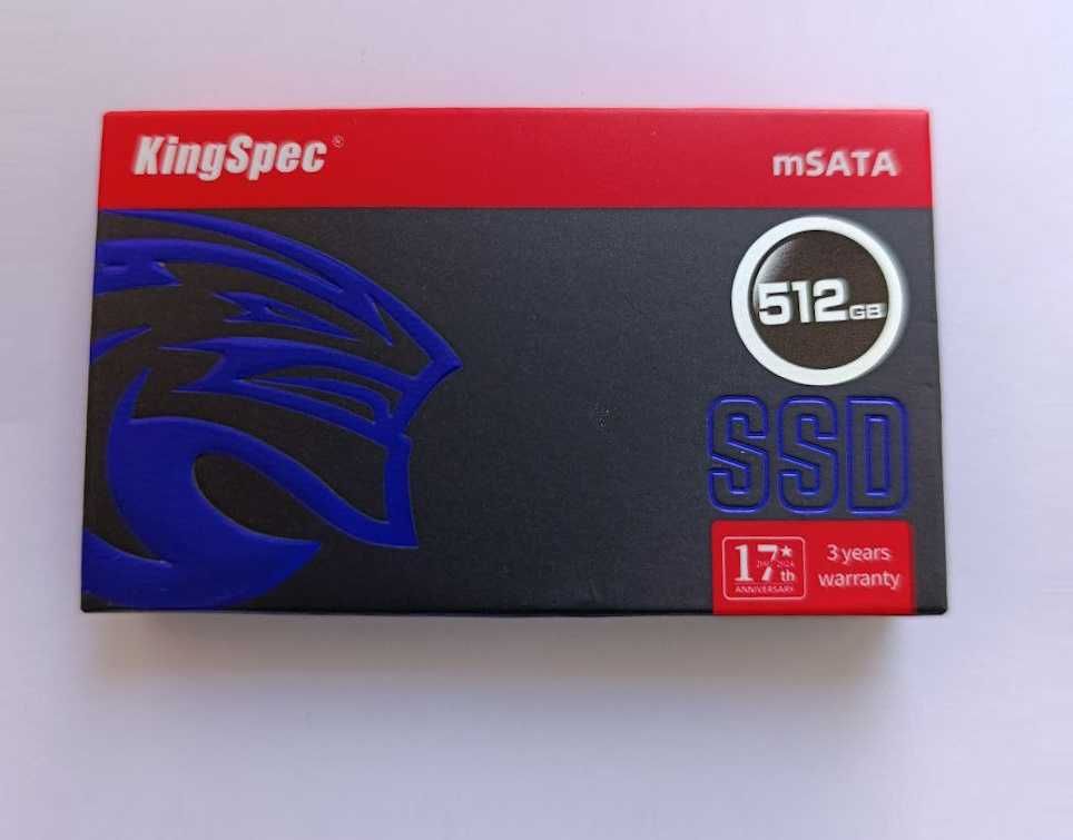 Внутренний жесткий диск KingSpec mSATA SSD 512 ГБ НОВЫЙ
