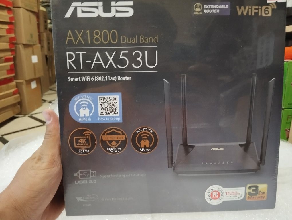Модем,маршрутизатор Asus rt-ax53u  wifi6