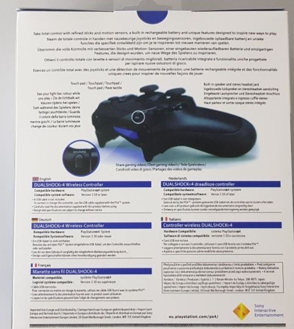 джойстики PS4 Dual shock, PS5 новые в упаковке  и чехлы