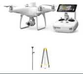 Дрон DJI Phantom 4 RTK и мобильная станция DJI D RTK 2