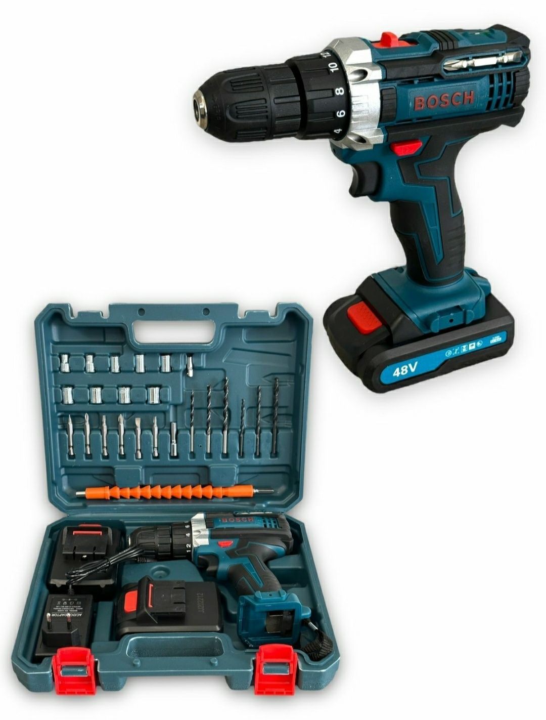Шуруповерт. Bosch 48V с двумя аккумуляторами