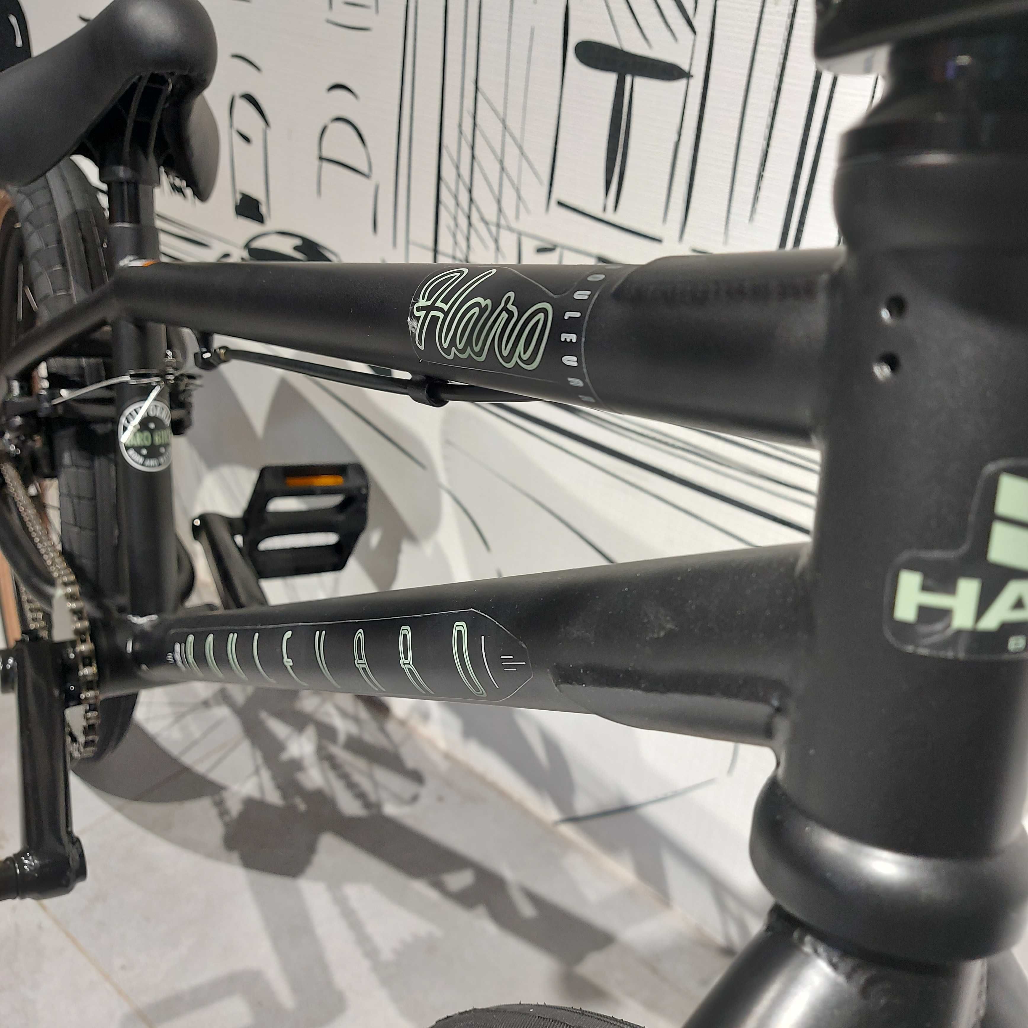 Трюковый велосипед Haro Boulevard Matte Black. Bmx. Трюковой. Бмикс.