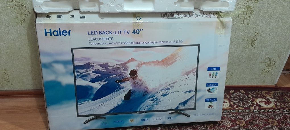 Телевизор Haier оригинал 40 дюйма, 102 см смарт тв Андроид!