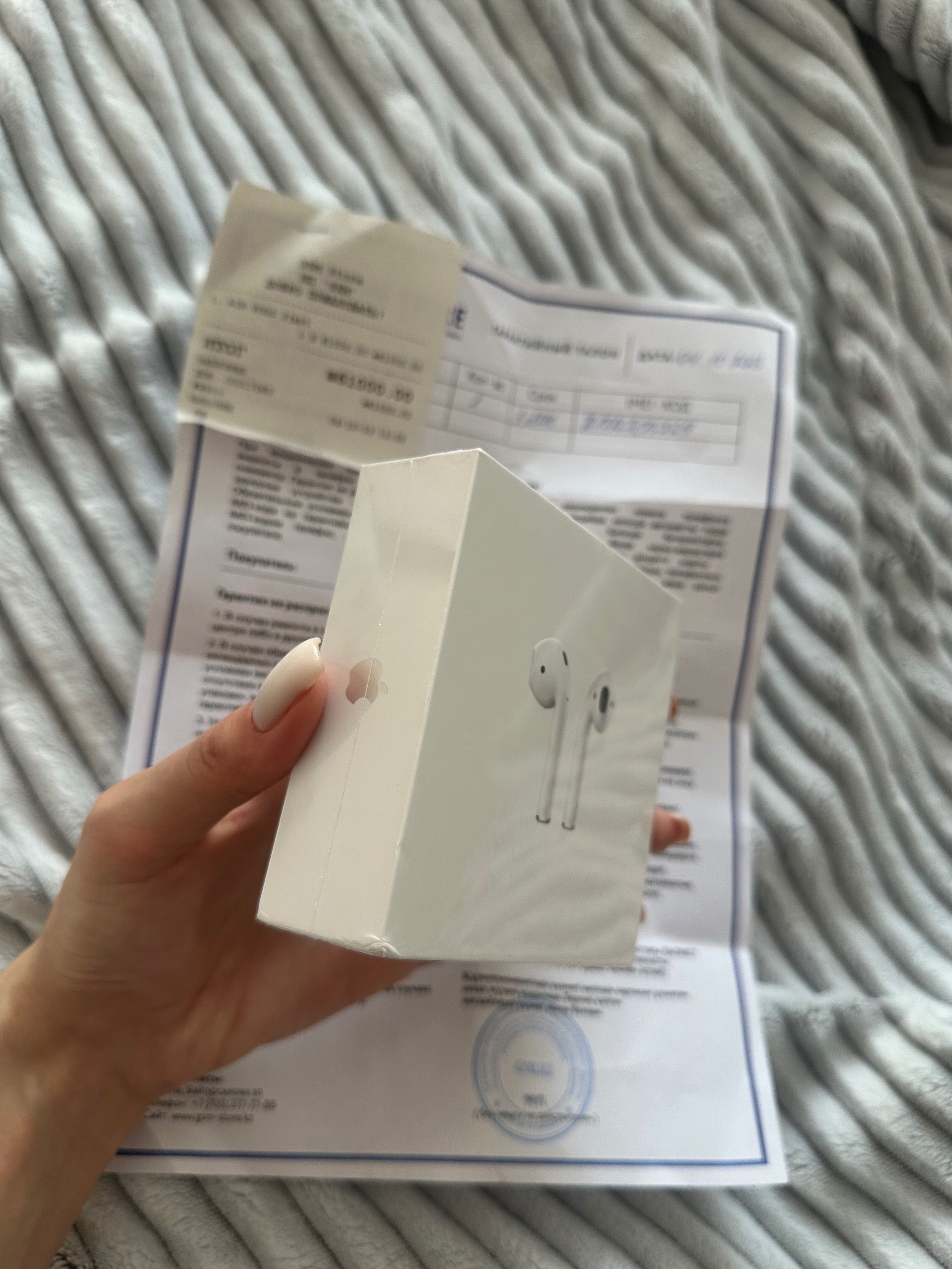 Новые Air Pods 2 в коробке запечатанные, с гарантией