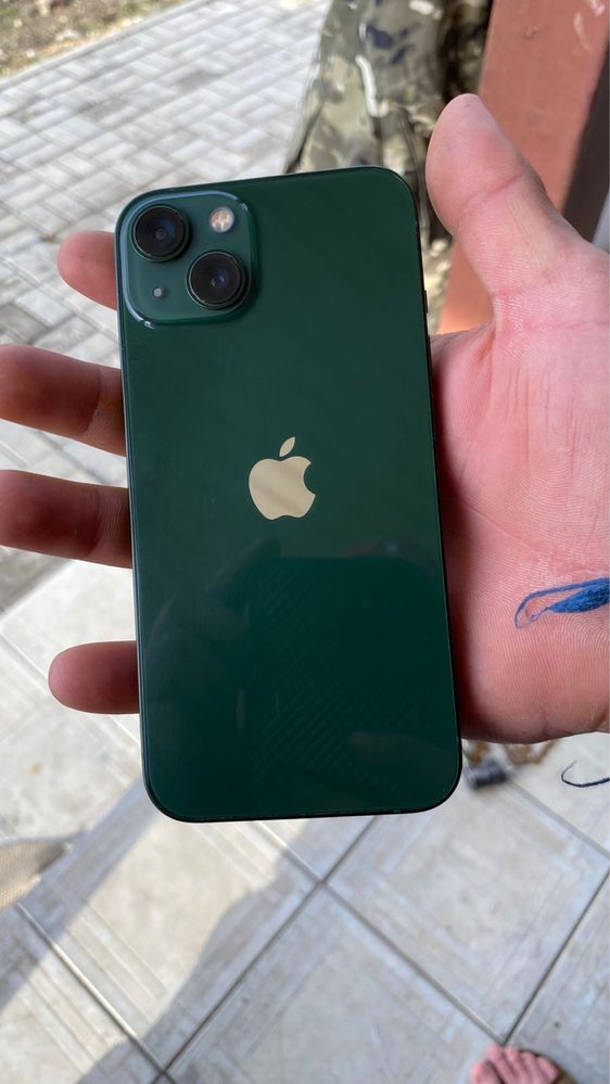 Iphone 13 жасыл 93 % эмкость 128 гб
