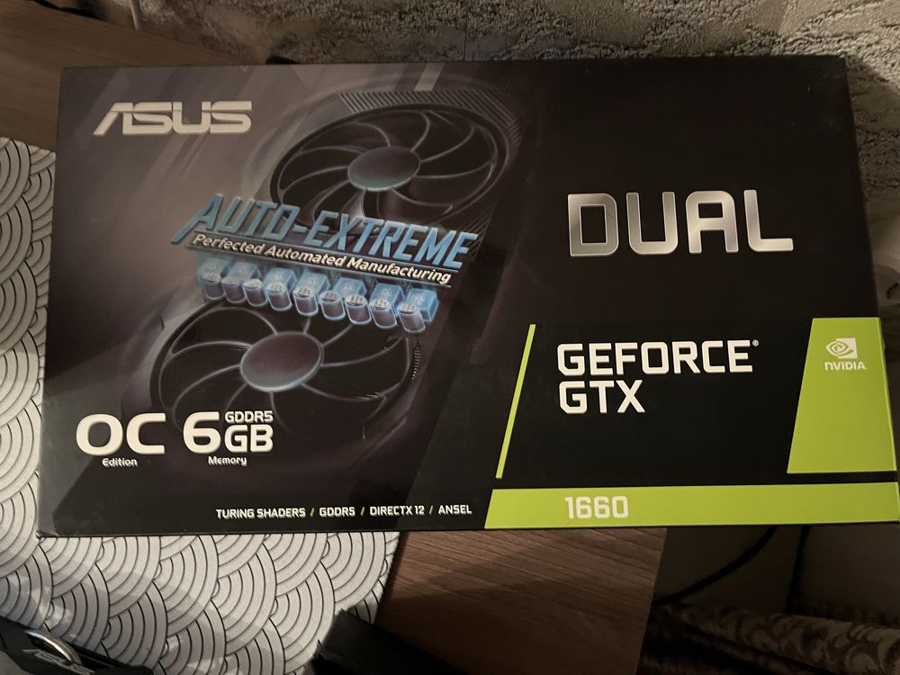 Видеокарта Geforce GTX 1660 OC 6GB GDDR5