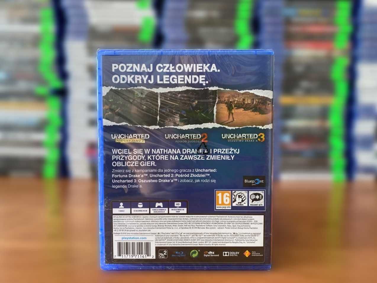 Новый Uncharted: The Nathan Drake Collection PS4/PS5 Анчартед Коллекци