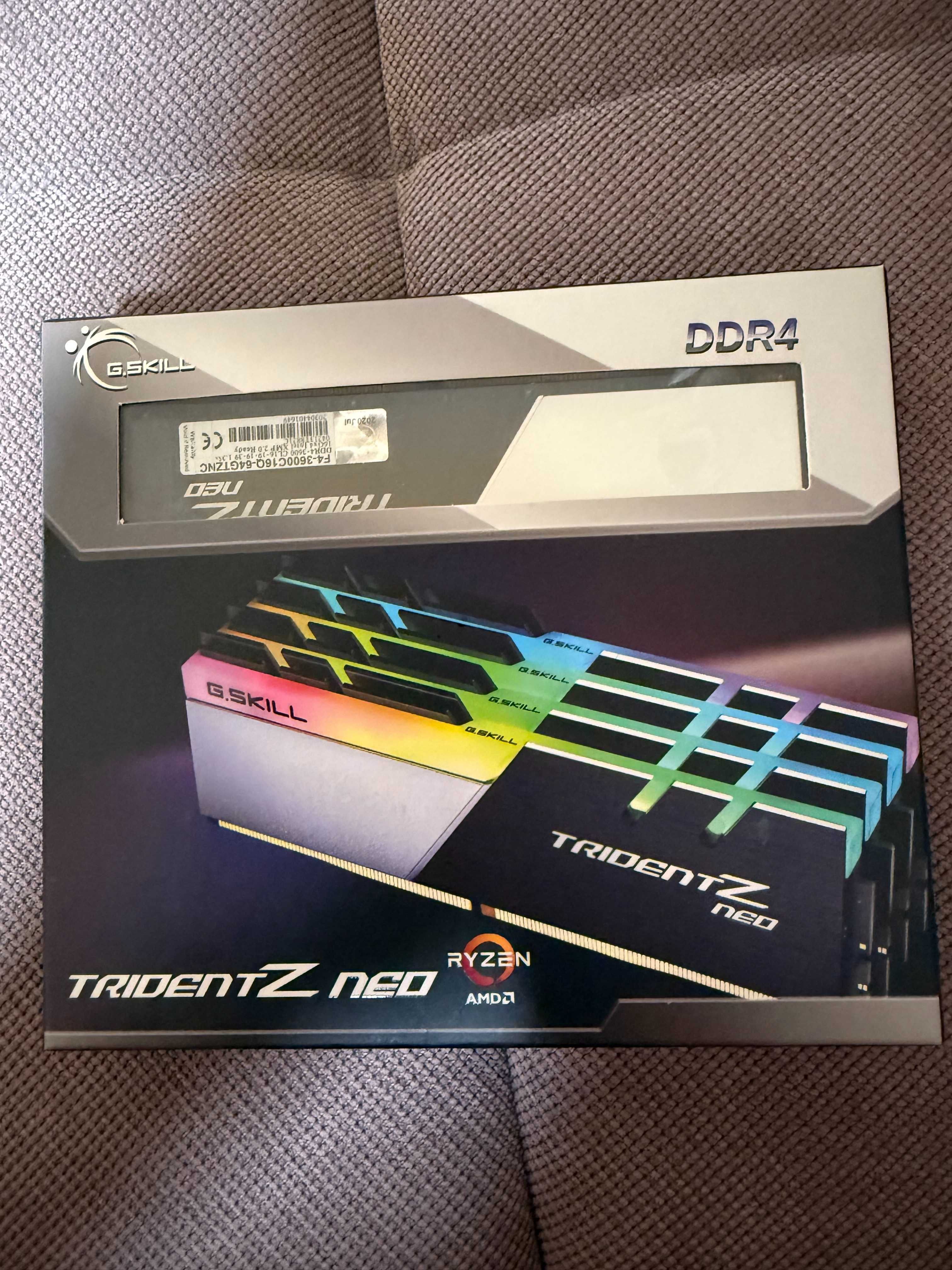 Оперативная память G.Skill Trident Z Neo DDR4 64Gb 4x16Gb CL16 3600MHz