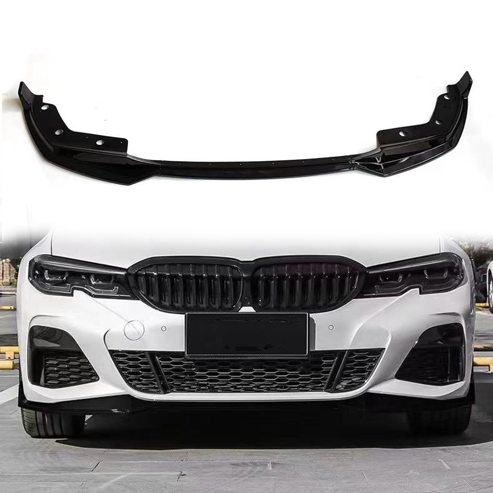 BMW G20 губа бампера перед