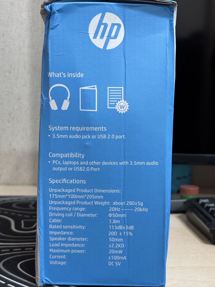 Hp Gaming Headset H100 торг