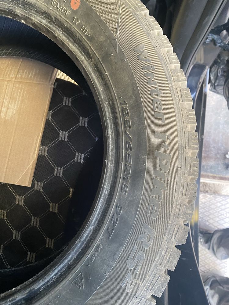 Шины 185/65 R15 Hankook зимние, шипованные