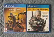 Диски с играми от PS4