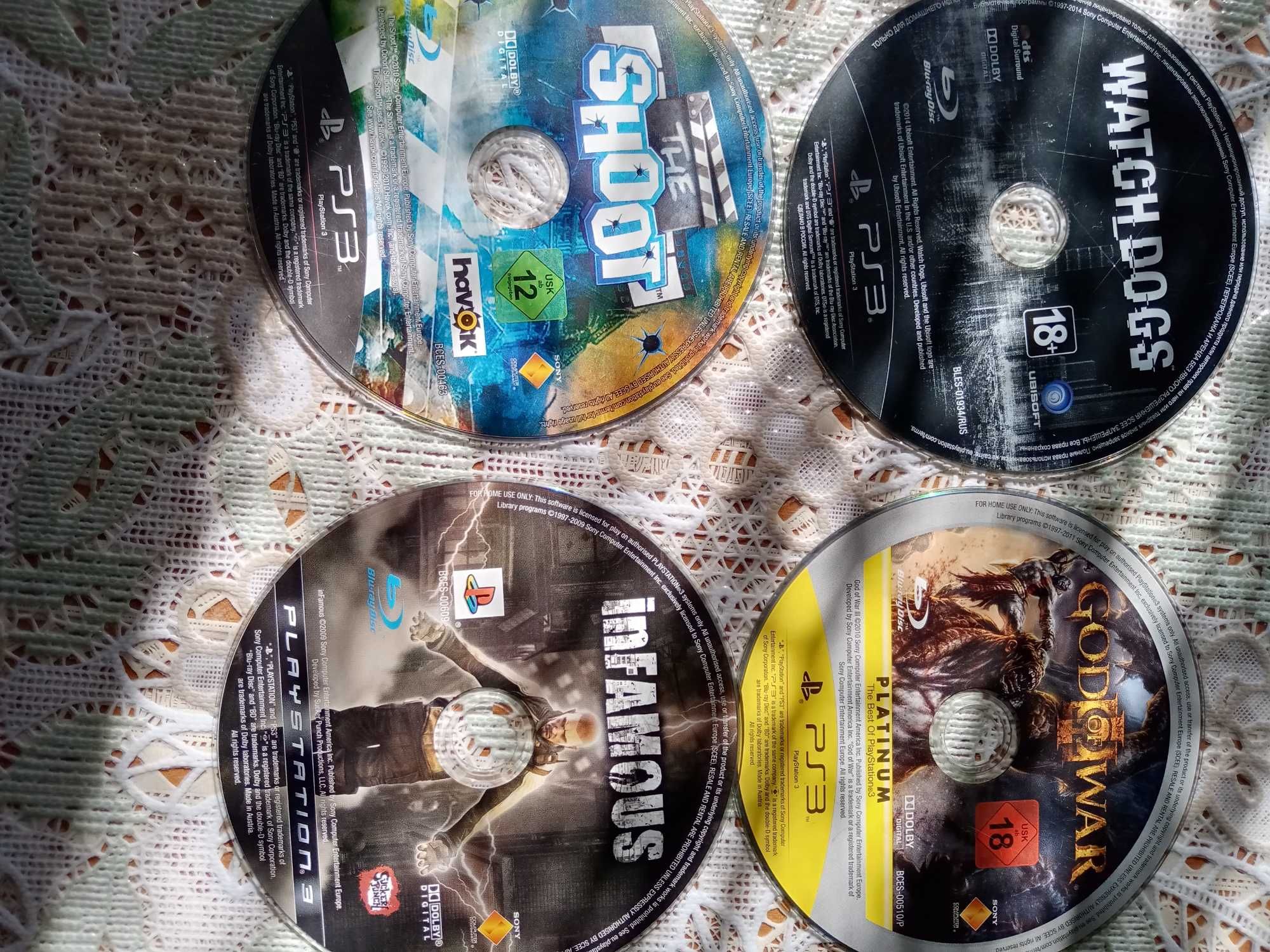 Игровые диски дря Плейстейшин 3