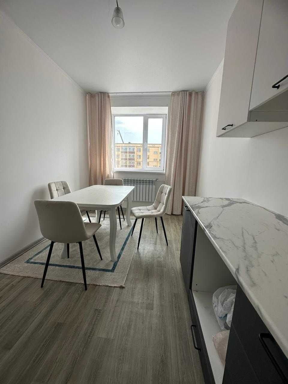 ЖК 2025г в сарыарке, 3х комн, 3/5 этаж,71,14м²,С РЕМОНТОМ И МЕБЕЛЬЮ !