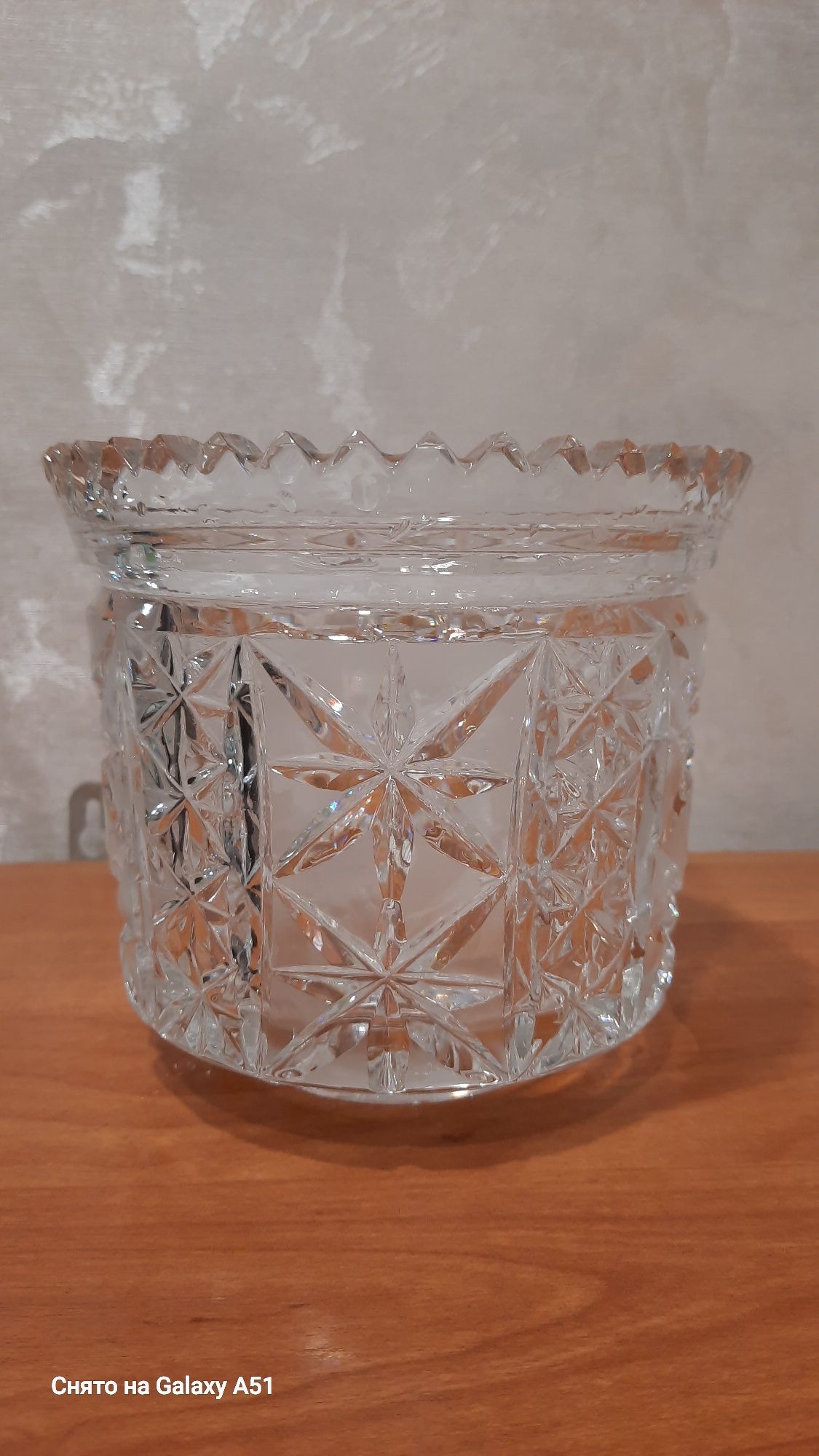 Хрустальная ваза Чехия