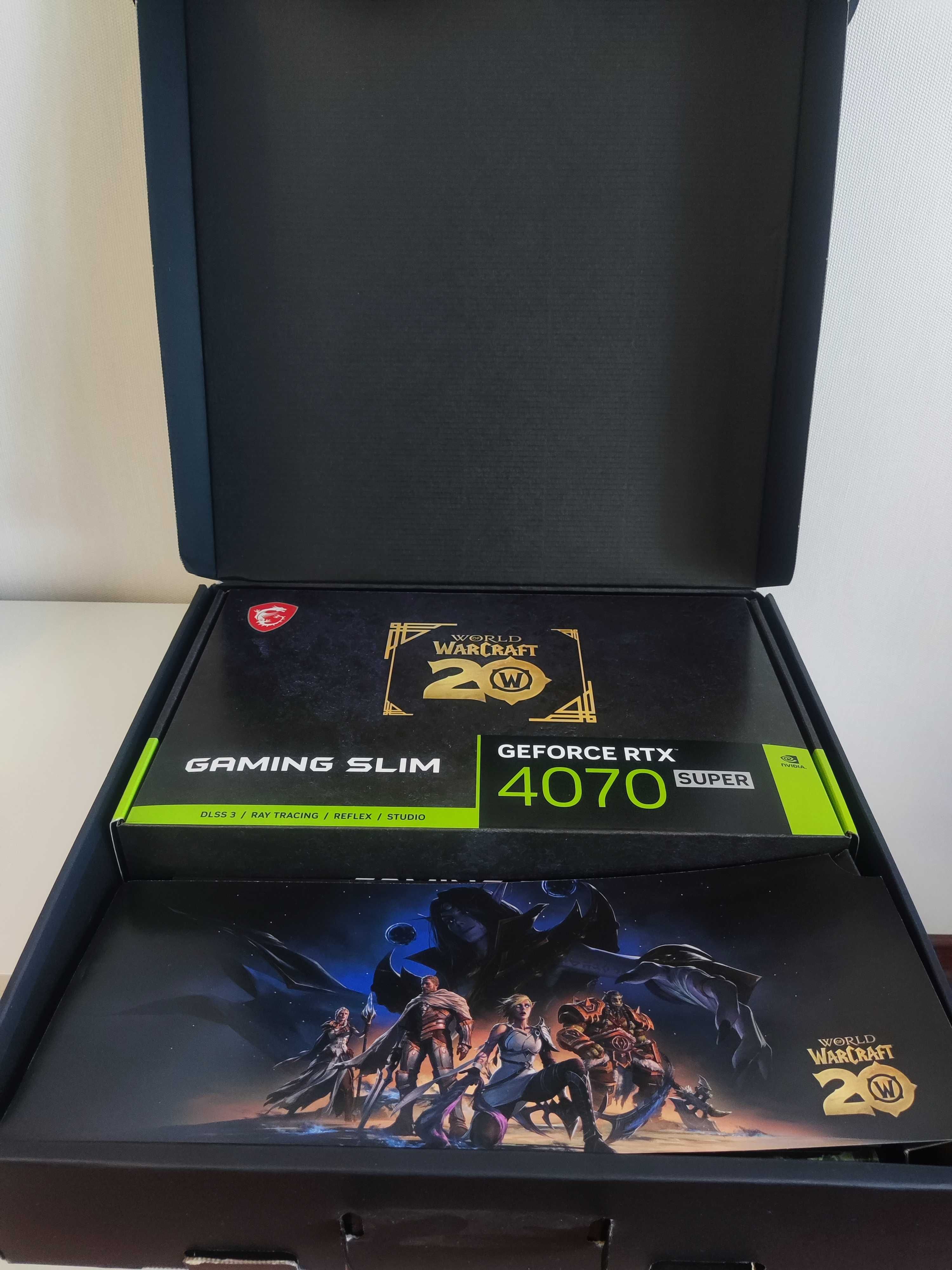 Видеокарта MSI RTX 4070 Super Gaming Slim World of Warcraft Edition