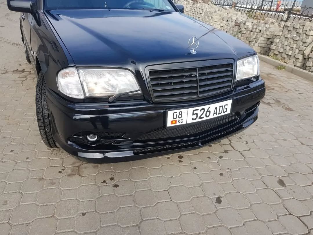 Mercedes W202 передний бампер S tuning