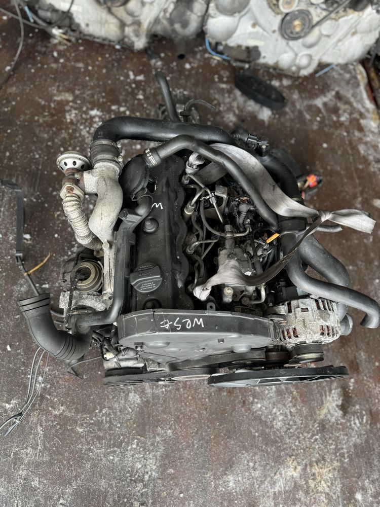Контрактный двигатель на Audi A4 обьем 1.9 TDI