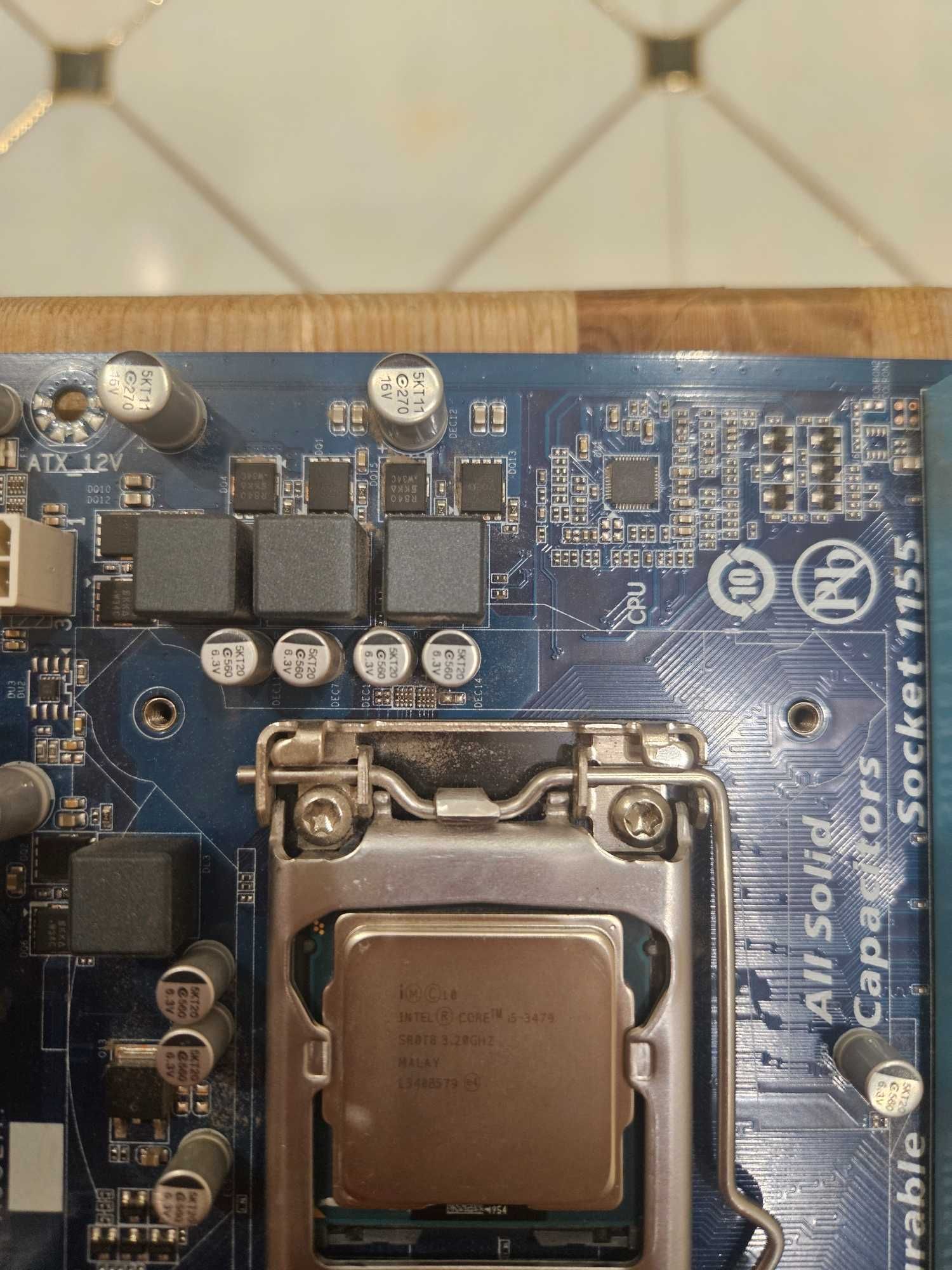 Комплект s1155 H61M+i5-3470+8Gb+Кулер
