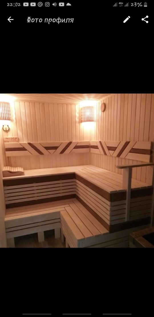 Отделка в Шымкенте бань, саун, домов. Изготовление мобильных бань.