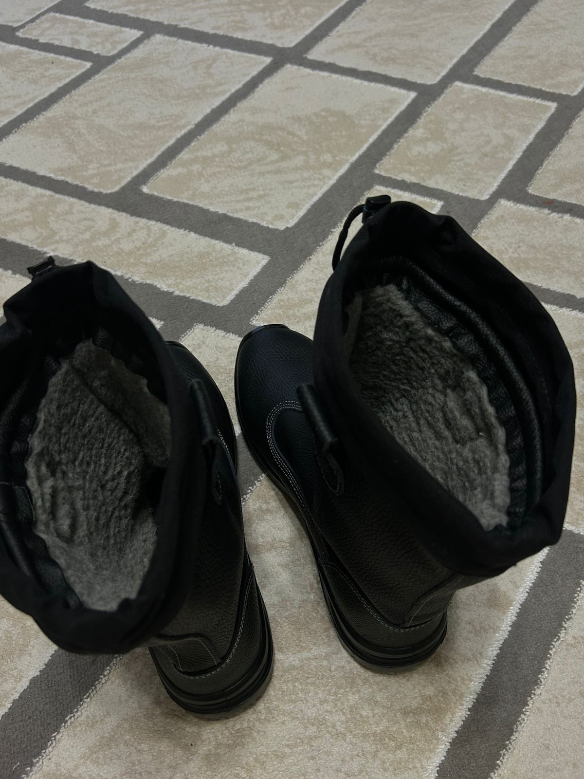 рабочий сапоги зимние