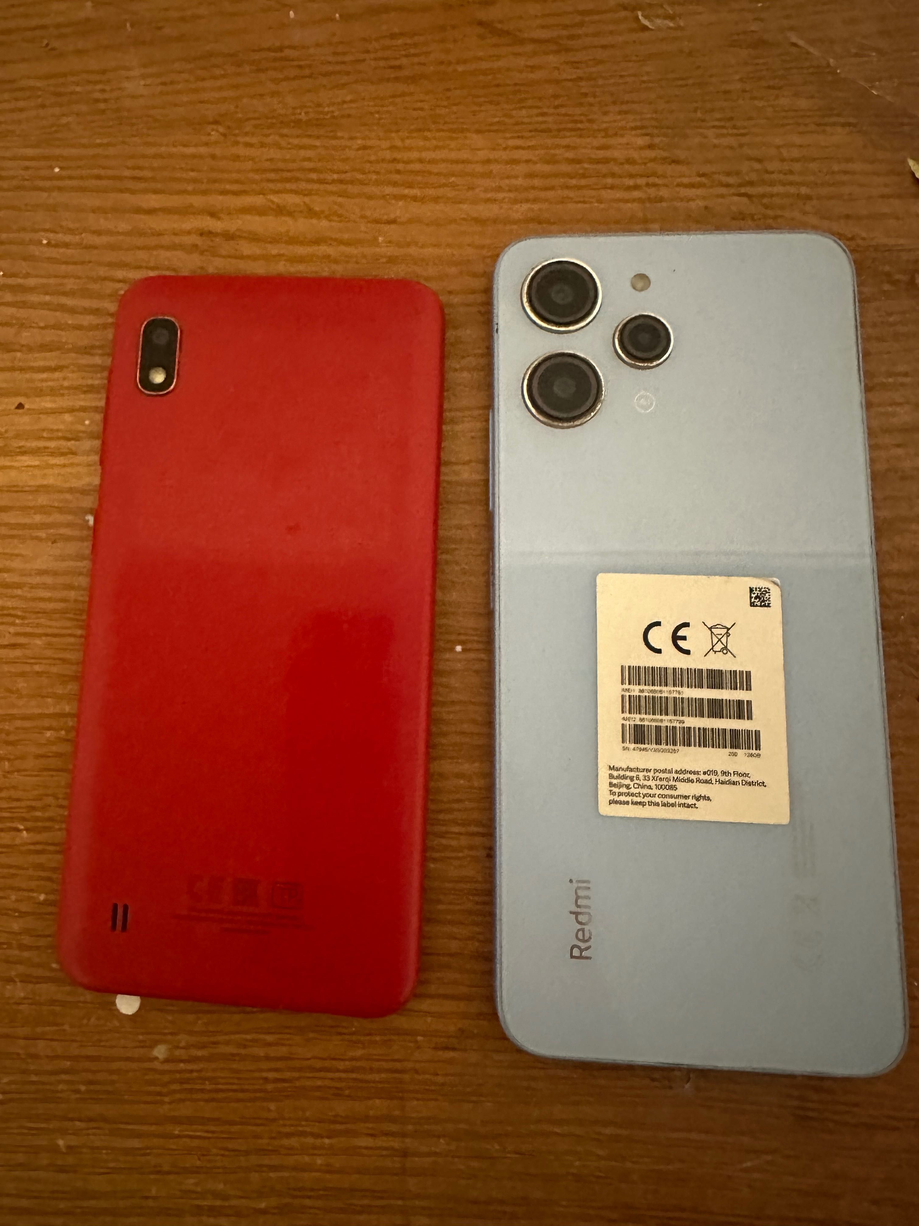 Redmi 12 128gb и Samsung A10 34 gb