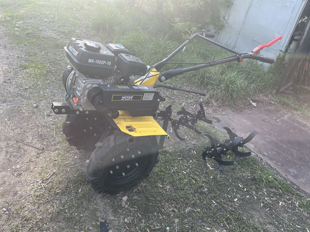Продам мотоблок с фрезами, Huter mk-1002p-10