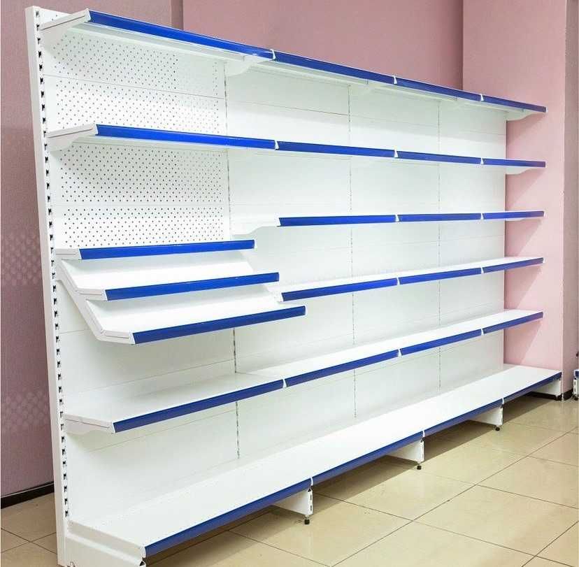 Стеллаж металлический сборный, полка стеллаж, полка металлическая asts