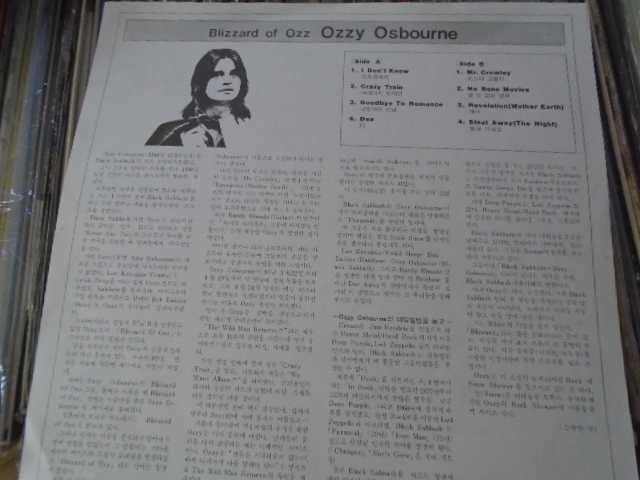 винил  пластинка  Ozzy Osbourne – Blizzard Of Ozz