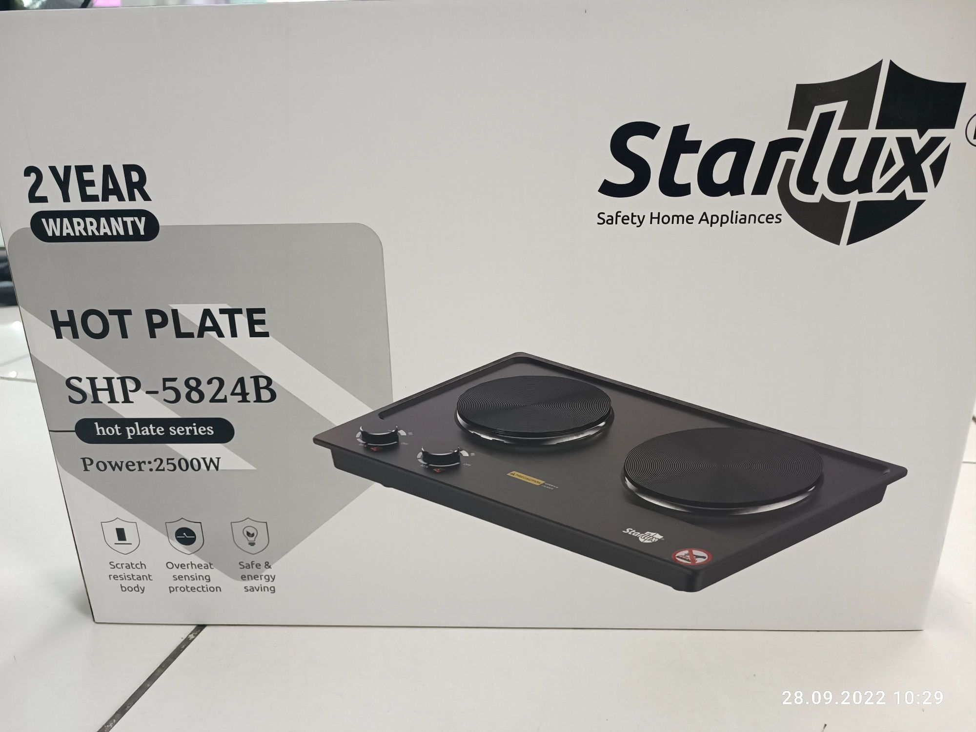 Встраиваемая электрическая плита starlux