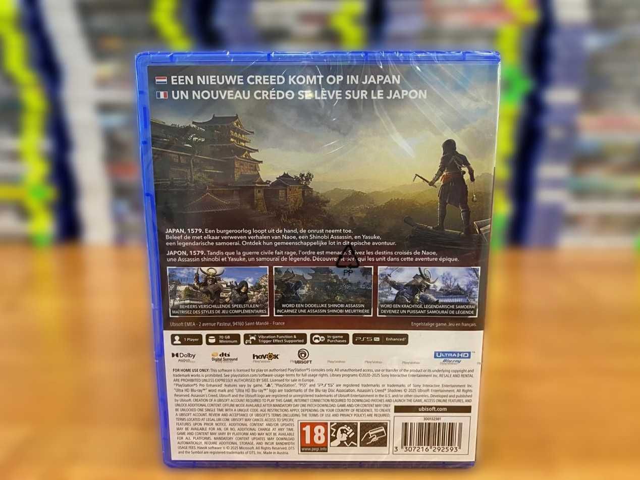 НОВИНКА! Assassin's Creed: Shadows PS5/ Ассассин Крид Тени ПС5