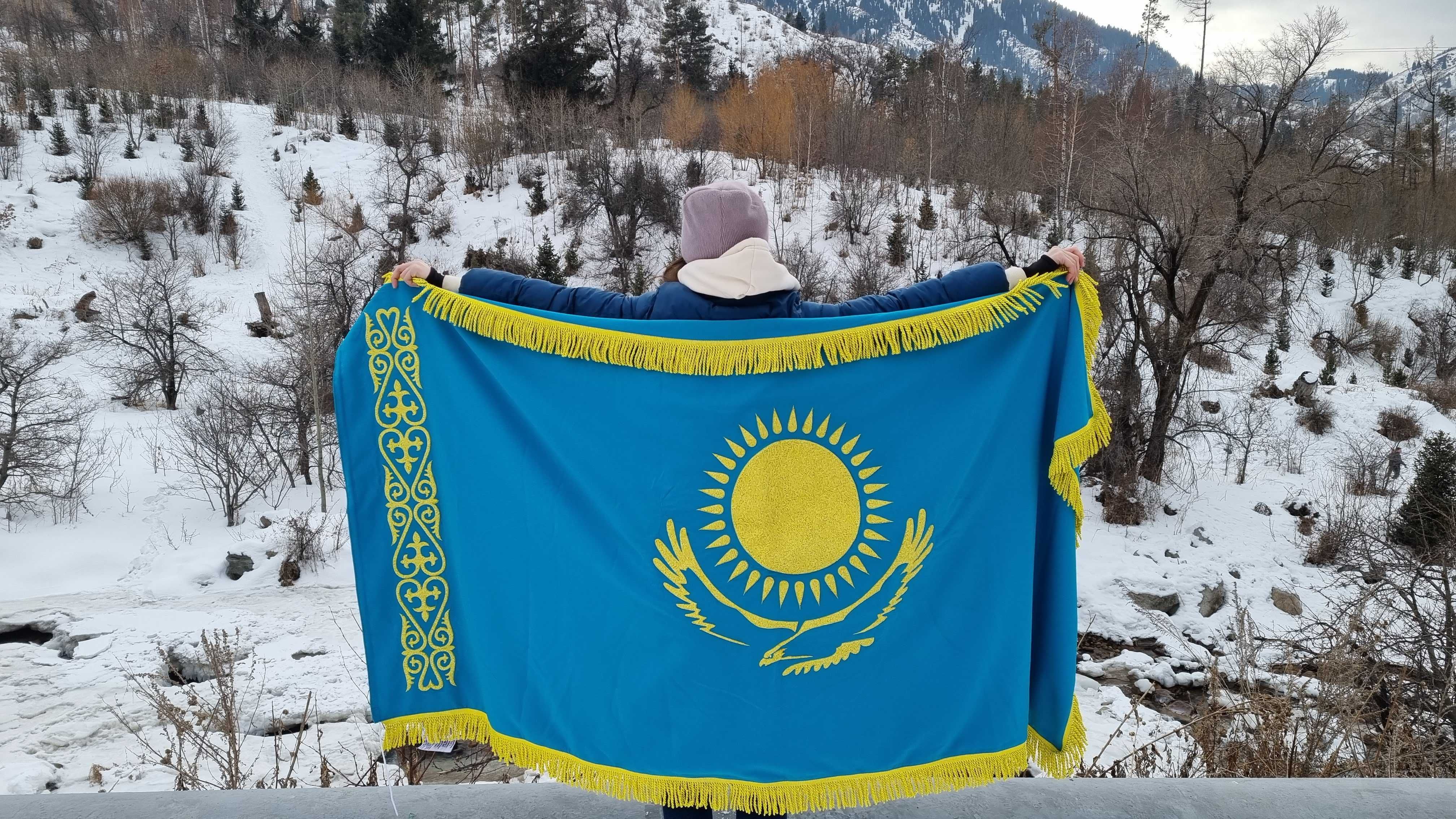 Флаг тамбурная ВЫШИВКА