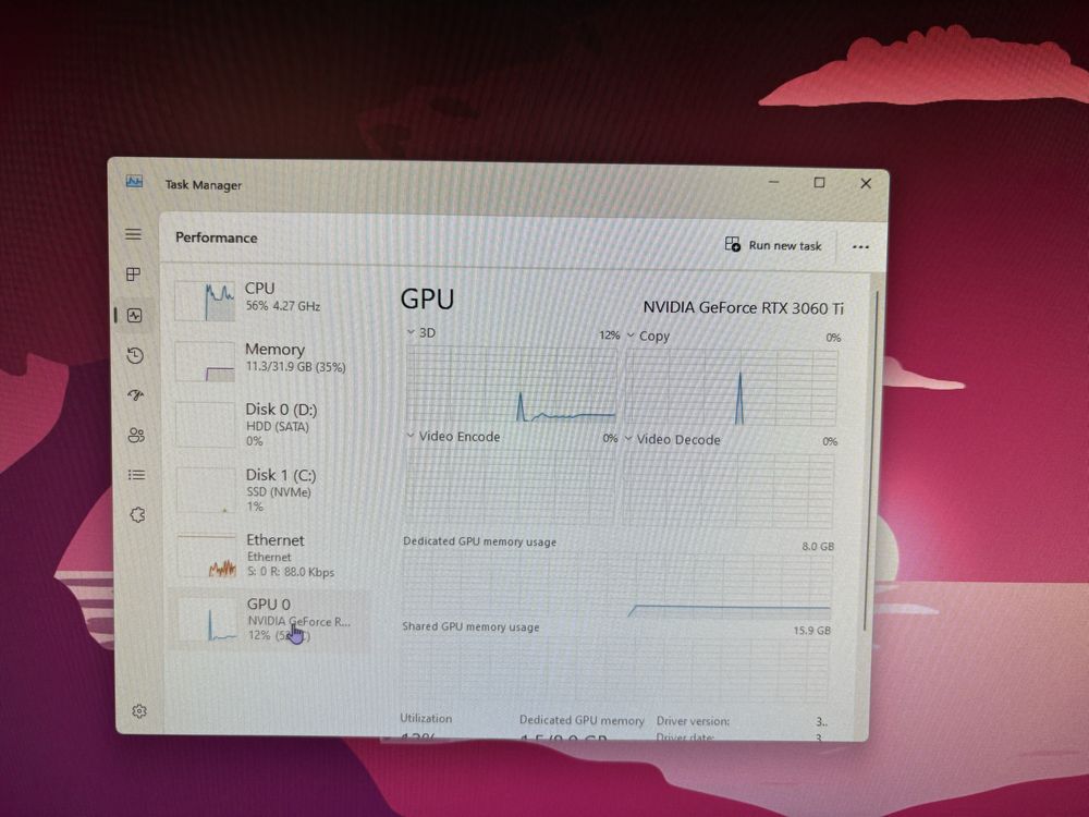 Игровой компьютер rtx3060ti, i5 11400f полный комплект