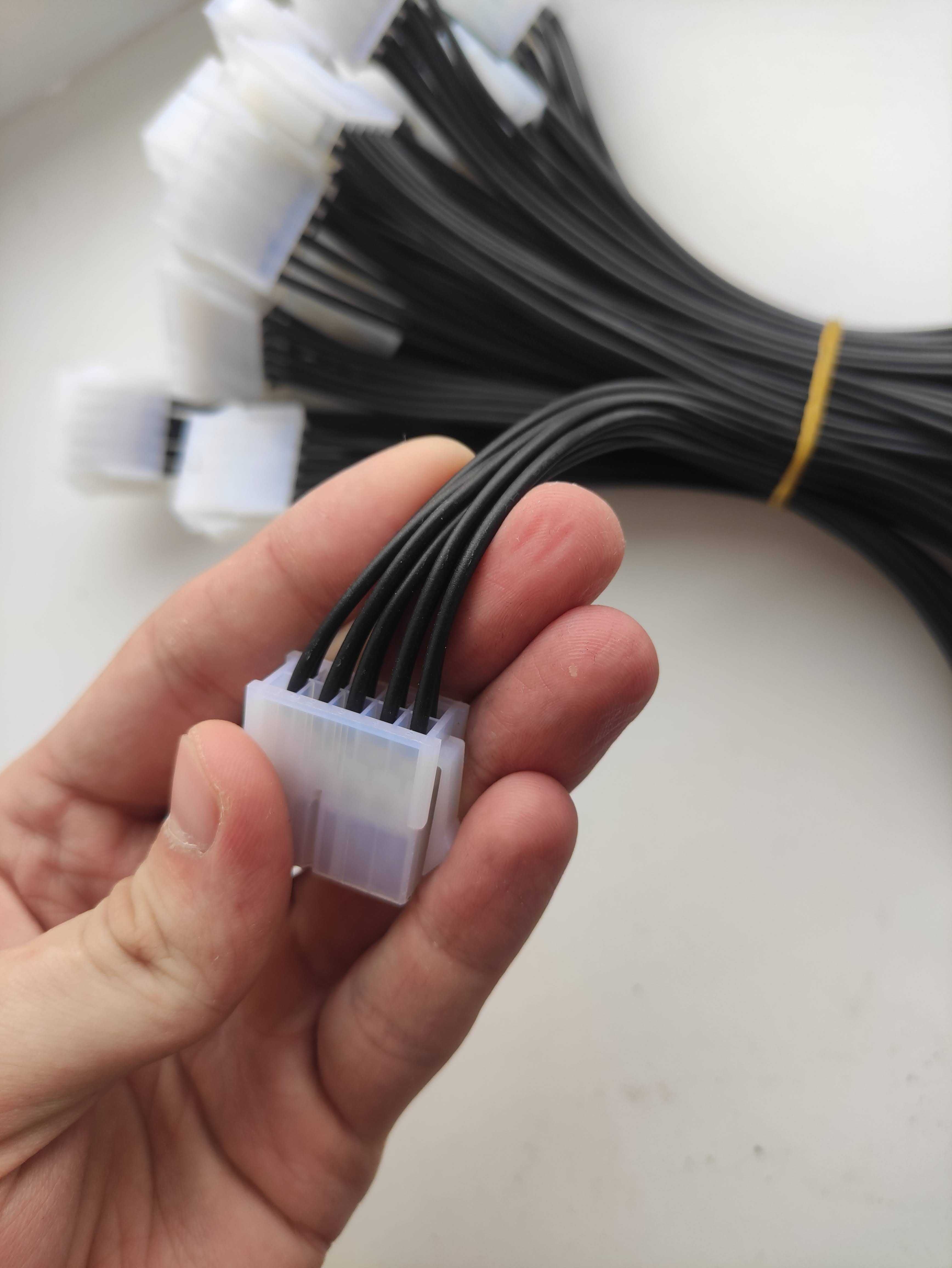Переходник для видеокарты 6pin x 2x6+2pin Pcie .И удлинитель 10pin