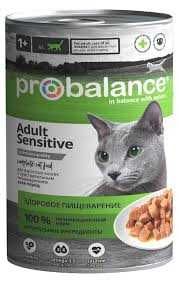 Влажный корм в консервах для кошек ProBalance (Пробаланс) 415 гр