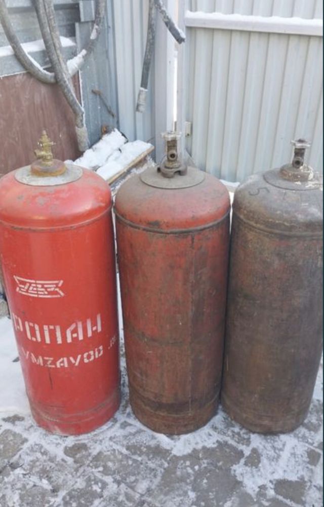 Газовый пропановый балон 50и 27 литра