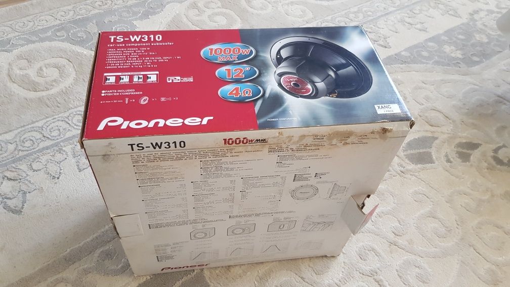 Сабвуфер Pioneer TS-W310 Champion оригинальный