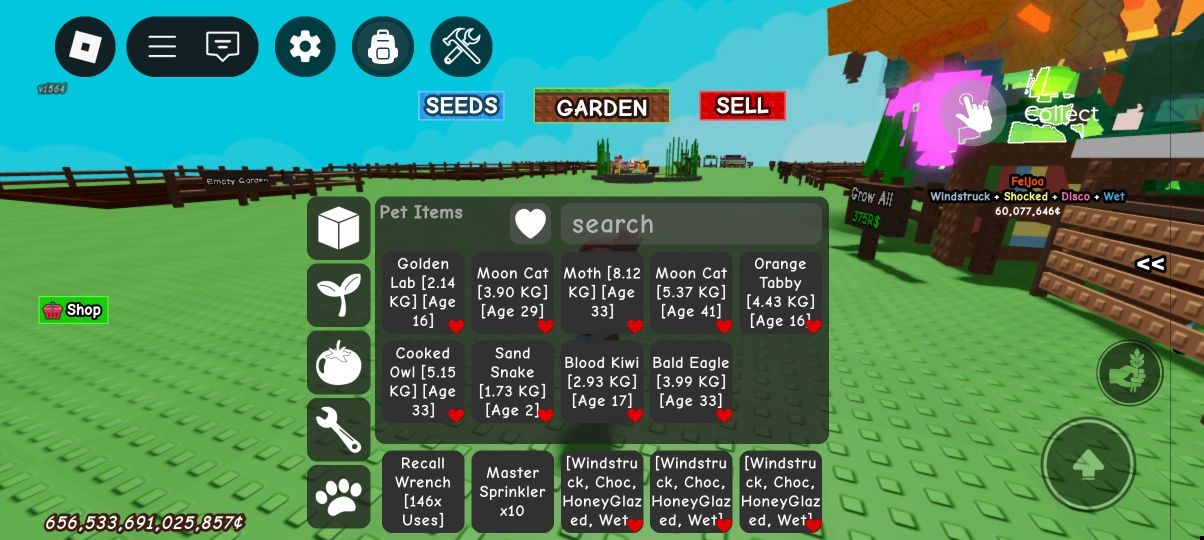 Продам акк grov a garden и укради бреинрот