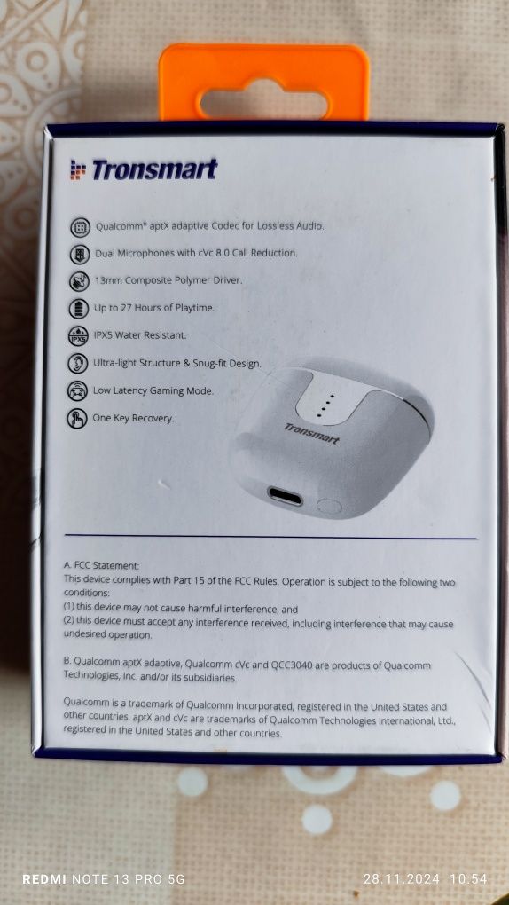 Продам беспроводные наушники Trosmart Onyx Ace pro