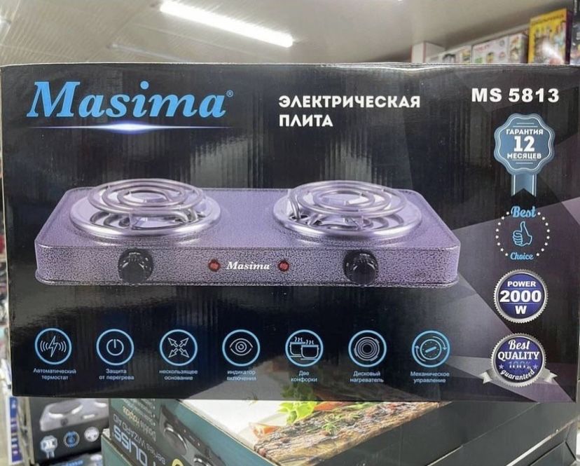Masima/Электрическая плита настольная Плиты электрические/двухконфороч