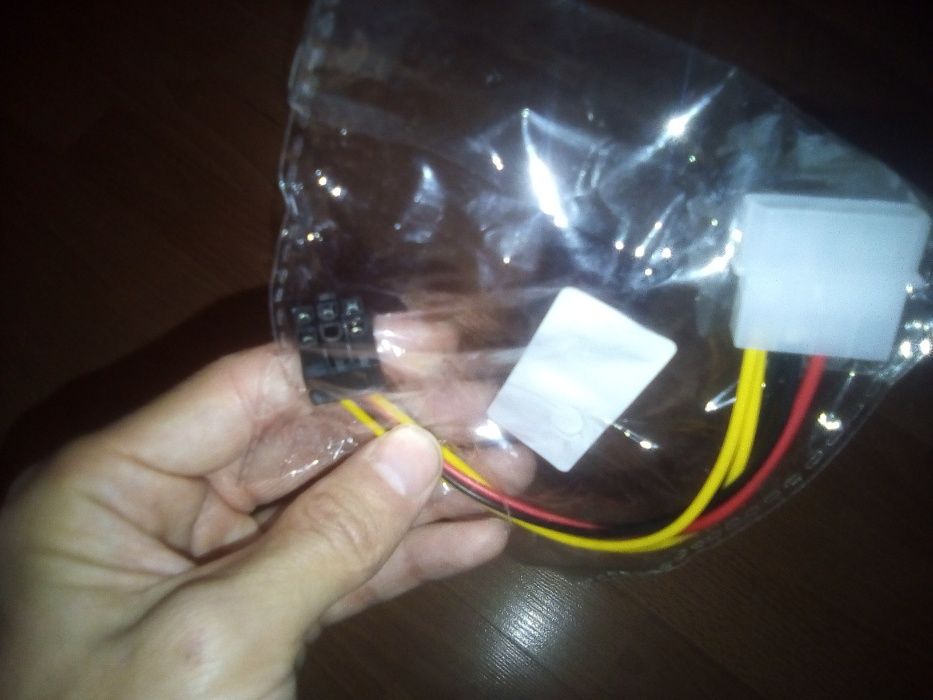 Переходник с sata или molex на PCI 6pin/ кабель питания для видеокарт