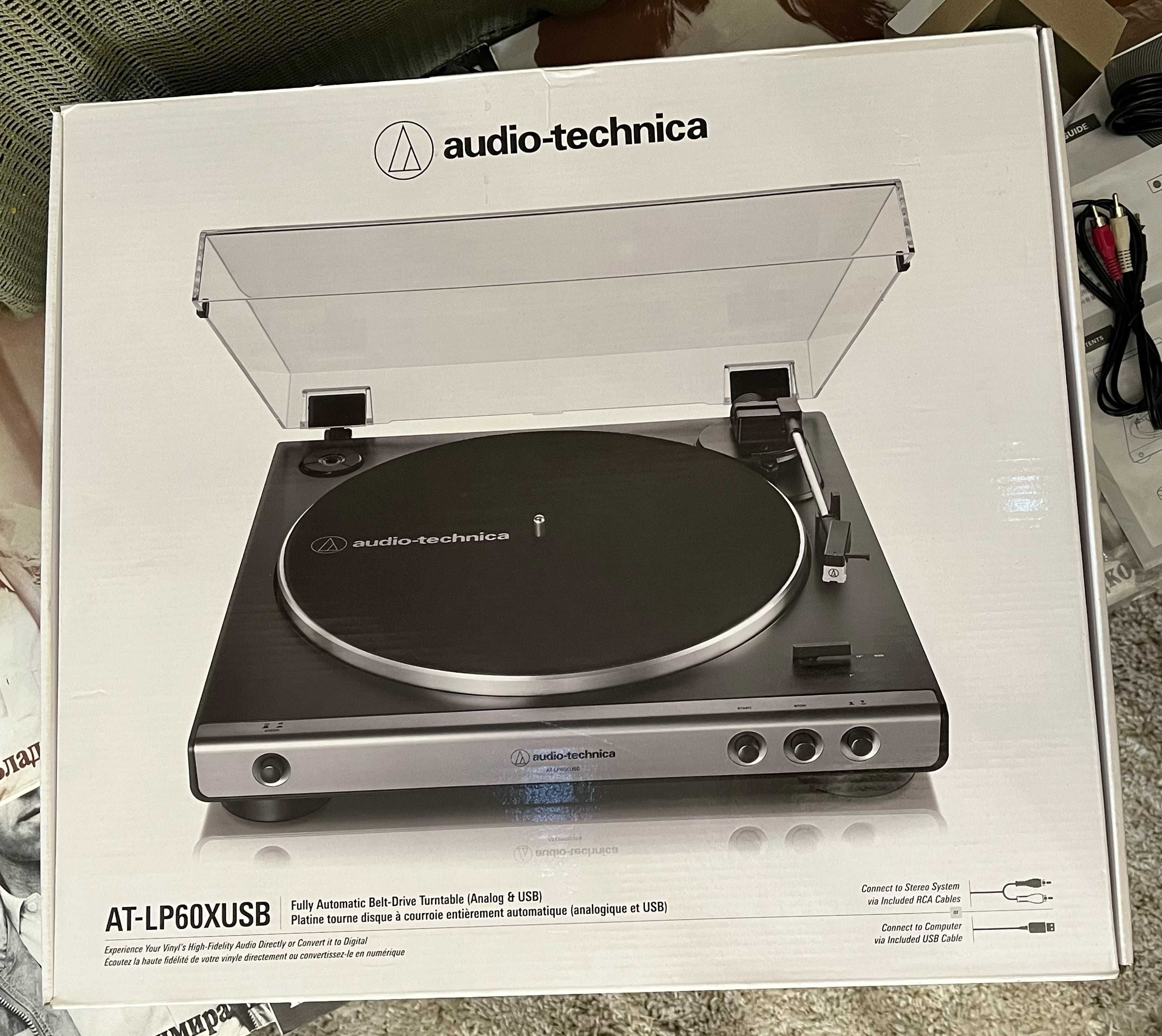 Проигрыватель виниловый Audio-Technica AT-LP60XUSB