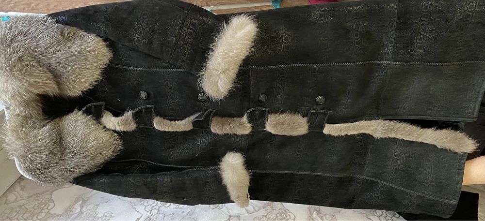 Дубленка из чернобурки