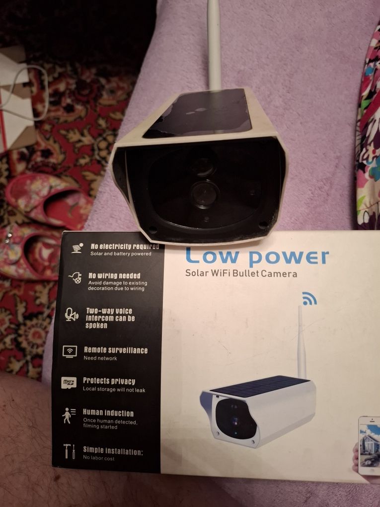 Продаю WiFi sun ipc1080p камеру на солнечных батареях