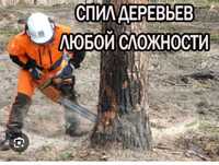Спил деревьев, кронирование!!!