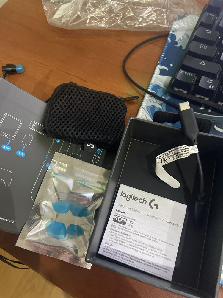 Наушники logitech g333 оригинал европа